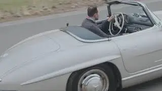 300SL Roadster Driving