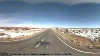 Streetview Time Lapse: US-163, Monument Valley, USA