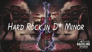 Jam Track 25 &ndash; Hard Rock Guitar Backing Track in D♯ Minor