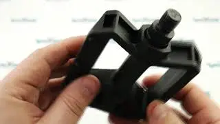 Педалі пластикові на BMX FP-850B чорні 1/2
