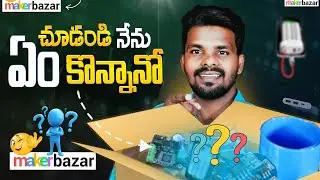 🔋 Maker Bazar Lo Useful Electronic Components | Power Bank Module Unboxing & Explanation in Telugu