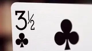 3 1/2 of Clubs?!? Demo of Funny Card Reveal, Card Trick, Surprise Ending