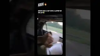 Never race a dude with a laptop on his lap