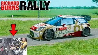 Richard Burns Rally - Citroen DS3 WRC | GESTEL | Steering Wheel Gameplay [4K]