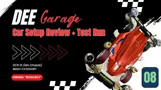 Tamiya Mini 4WD - DEE Garage - Boss Roy DCR01 (шасси MA) Обзор настройки BMAX + Тестовый запуск