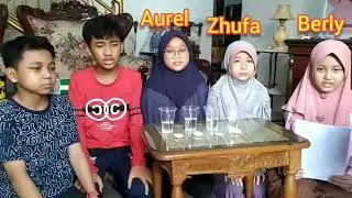 Dissolve vs not dissolve material in water, mix solid & Liquid, MI Mazroatul Ulum, class 6C Anatolia