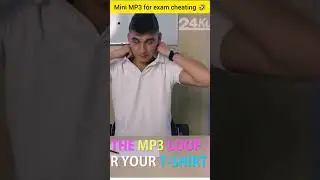 Mini MP3 for exam cheating 🤣 Amazing gadget #viralgadgetshorts #gadget
