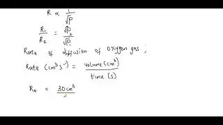 If 30cm^3 of Oxygen diffuses through a porous pot in 7 seconds, how long will it take 60cm^3 of Cl..