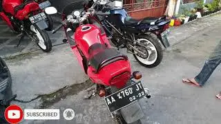 Garasi 2 stroke || Kawasaki ninja RR || 2012 red solid || orange || navy