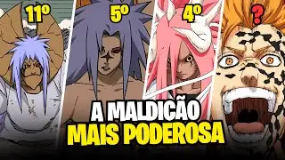 TODOS OS 14 USUÁRIOS MAIS PODEROSOS DA MARCA DA MALDIÇÃO EM NARUTO