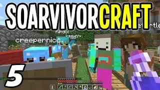 SoarvivorCraft - WOLFBORO EXPRESS RAIL GRAND OPENING - Minecraft 1.13 Multiplayer - Ep. 5