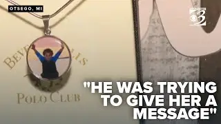RAW INTERVIEW: Goodwill employees find, return lost necklace of late Michigan boy