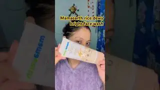 Mamaearth rice dewy bright face wash 🧼👍🏻