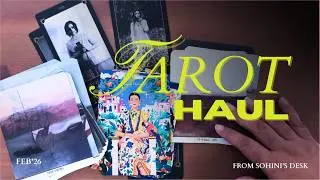 Tarot Haul ✦ Unboxing Indie Tarot Decks | Wonderstruck Tarot Kickstarter + 3 More