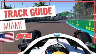 F1 22 MIAMI TRACK GUIDE - Bremspunkte, G&auml;nge, Strecken Tutorial (Deutsch)