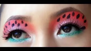 Watermelon Inspired Makeup Look