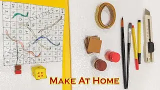 How to draw snake and ladder game board easy / Snake and ladder board drawing step by step