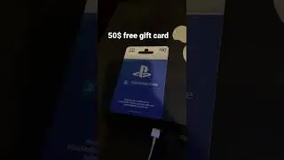 PLAYSTATION GIFT CARD GIVEAWAY !!! FIRST COME FIRST TO GET IT!!! 50$ Psn code.