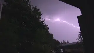 Elevated thunderstorm in Canterbury, Kent 18-19/05/2022