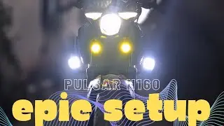 Foglight Vibration problem solved! Best Fog light setup for pulsar N160 No battery issue #n160 #hjg