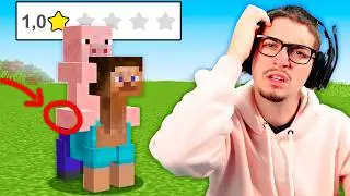 Eu Testei CÓPIAS com as PIORES AVALIAÇÕES de Minecraft