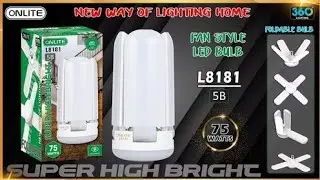 ONLITE L8181 5B SUPER HIGH BRIGHT 360 DE LED  bulb