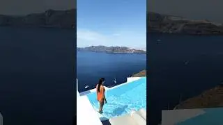 Your Dream Hotel Escape💫#greece #island #santorini #view #luxury