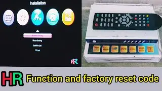 HR mpeg4 set top box function and factory reset kese kare