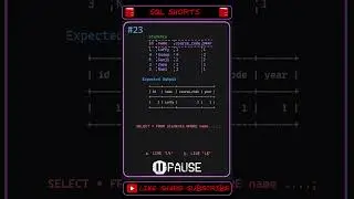 ❓ SQL SHORTS - 23 | Data Decides #sql #interview #database #mysql #sqlshorts #datascienceinterview