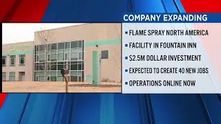 Flame Spray North America expands operations in Laurens Co.