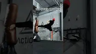 Two touch back kick #shortsvideo #training #shots #tutorial #shortvideo #india #russia #usa #sports