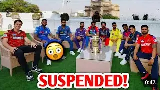 🚨 OFFICIAL: IPL 2025 SUSPENDED?! ❌ Cancelled or Postponed? 😳 | Massive India Cricket News