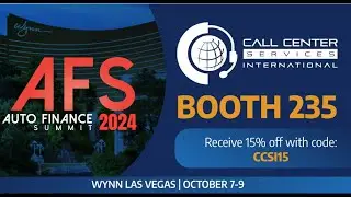 Auto Finance Summit | Boost Performance & Savings with CCSI at Booth 235