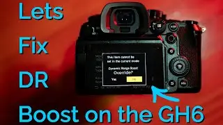 Dynamic Range Boost improvements on the GH6