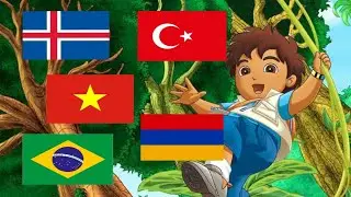 Go Diego Go! - ♪ Theme Song ♪ (Multilanguage)
