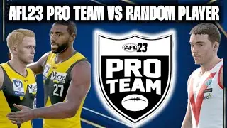 AFL 23 PRO TEAM PREMIERSHIP CHALLENGE VS RANDOM PLAYER #afl23 #afl #afl23proteam #aflproteam