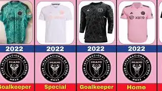 Inter Miami Jersey Evolution 2020-2024. #intermiami #jerseyevolution