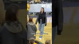 This hug between Caitlin and Connor is too cute 🥹 #hug #wnba