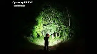 มาดูแสงเจ้านี่ !!! CYANSKY P25 V2 CREE XHP70.3 LED