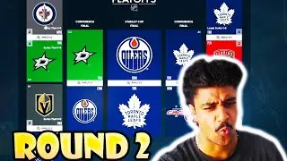 ROUND 2 NHL STANLEY CUP PLAYOFFS BRACKET + MY PICKS (100% ACCURACY)