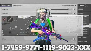 BGMI Sensitivity Settings 🔥2026 Zero Recoil Sensitivity Code in BGMI/PUBG | BGMI 4.4 Sensitivity