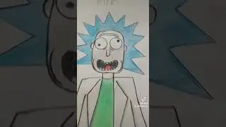 practice makes a difference ☺ #art #rickandmorty #newbie #artist #rick #practice #cute