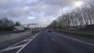 Dashcam Gouwe aquaduct bij Gouda