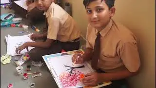 Day 4 of Colouring Magic | Drawing & Painting at St. Jude&rsquo;s School Khargone