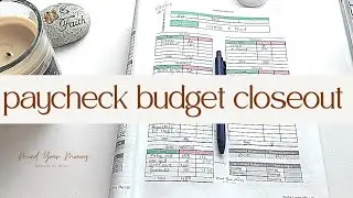 March pay # 4 budget closeout | simple zero based budget  | Mind Your Money 💰