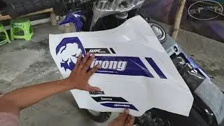 Wraping Trail moto decal print