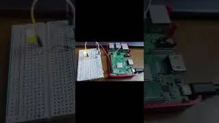 Модуль Raspberry Pi 3 мигает светодиодом #shorts #raspberrypi #led #ledblinking #raspberrypi3