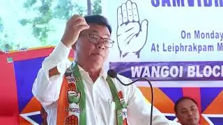 Speech By: P. Saratchandra Singh,General Secretary MPCC.