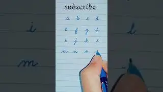 small letters abc writing | How to write small alphabet letters #youtubeshorts