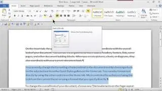 How to Show a Word Crossed Out : MS Word Skills